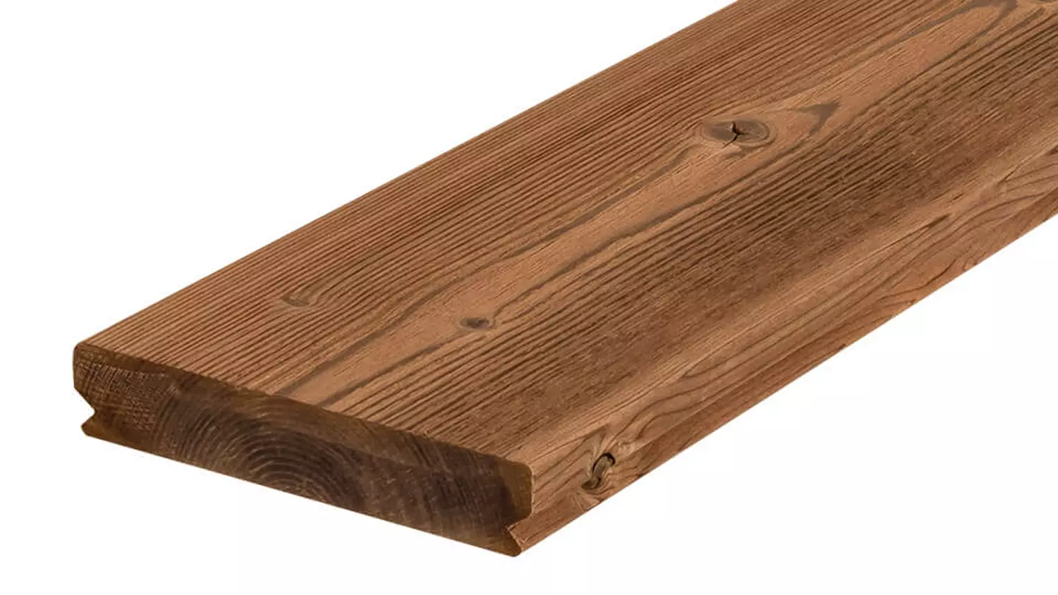 LUNA SHP Profix 2 Terrassendiele Thermokiefer gebürstet, 26x140mm, Länge 4,50m, A-Sort. 