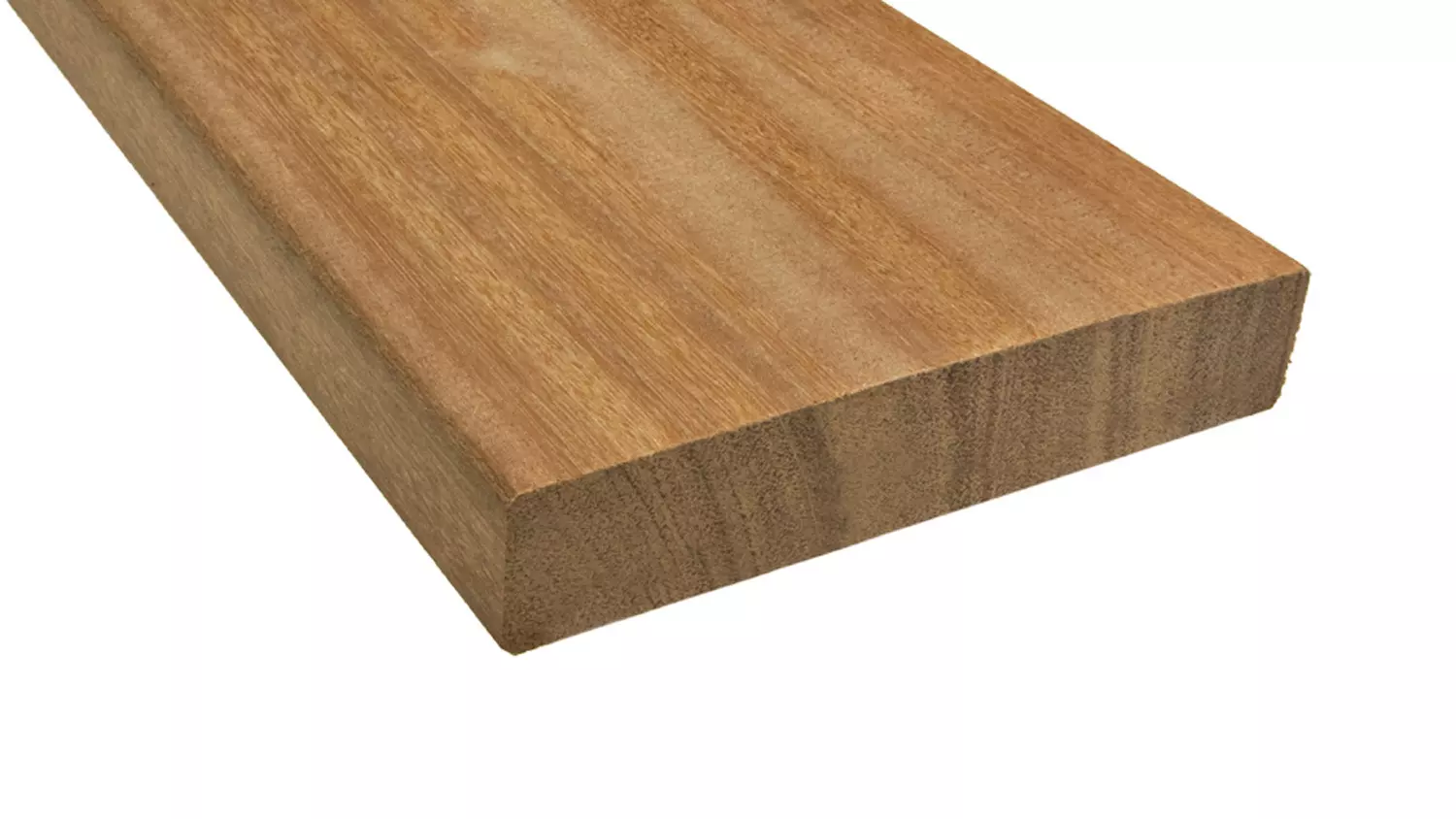 Terrassendiele Bangkirai, 25x145mm, Länge 3,35m, glatt/glatt, Premium Terrassendiele Bangkirai, 25x145mm, Länge 3,35m, glatt/glatt, Premium