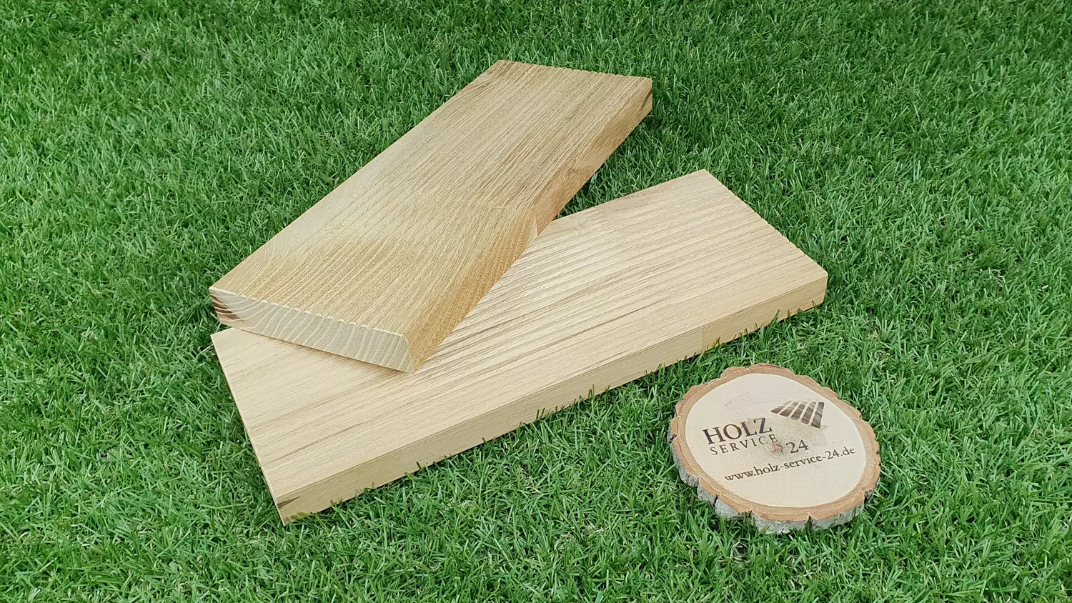 Terrassendiele Robinie, 23x120mm, Länge 3,00m, fein geriffelt, verleimt/gezinkt Terrassendiele Robinie, 23x120mm, Länge 3,00m, fein geriffelt, verleimt/gezinkt