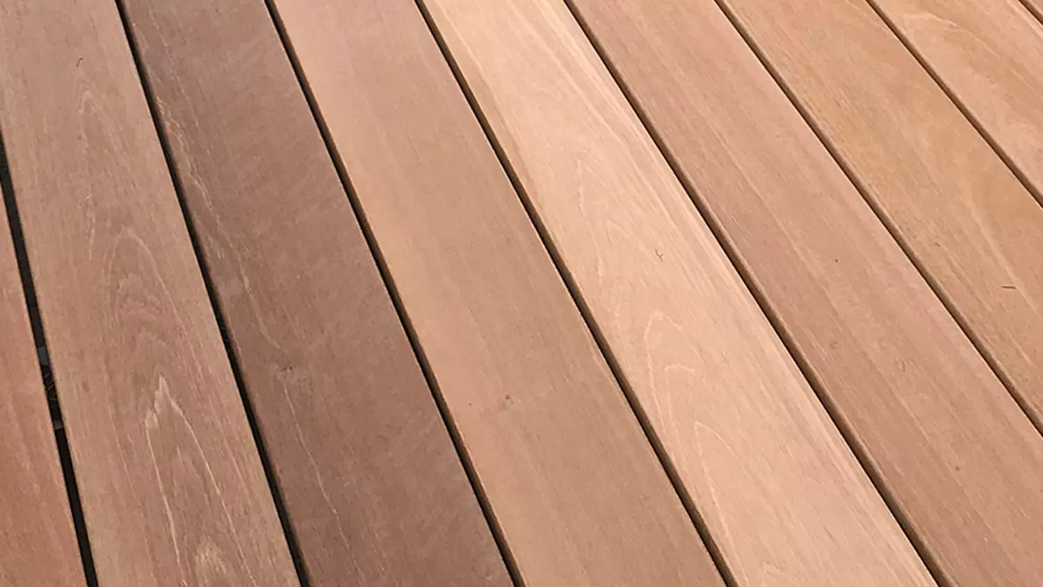 Terrassendiele Bangkirai, 25x145mm, Länge 3,35m, glatt/glatt, Premium Terrassendiele Bangkirai, 25x145mm, Länge 3,35m, glatt/glatt, Premium