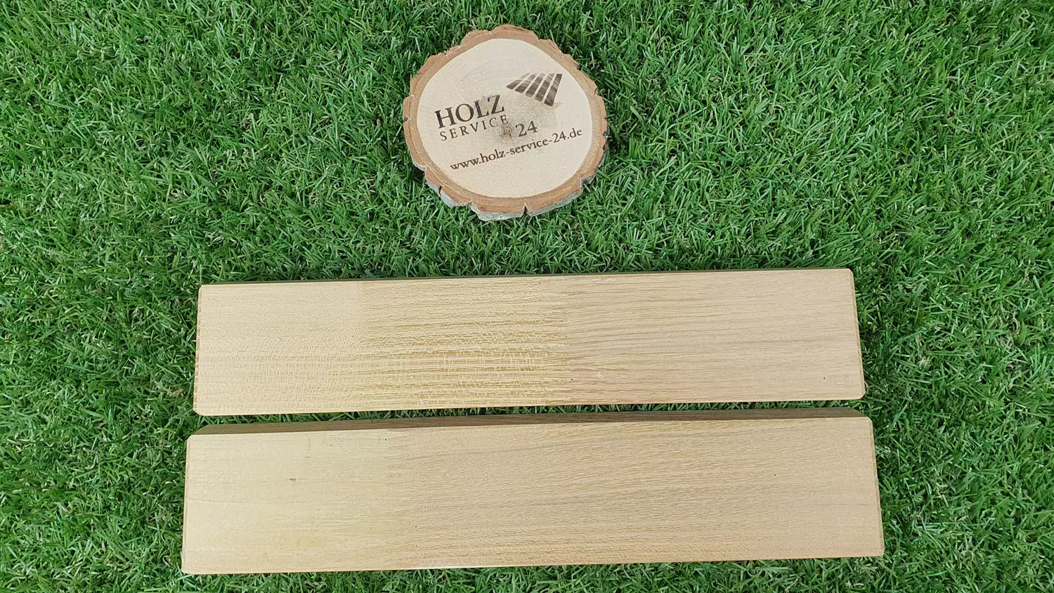 Rhombusleisten Robinie 23x63mm, Länge 3,00m, elegant-gerundet, keilgezinkt